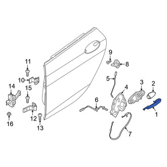 BMW OE - Front Left Outer Exterior Door Handle