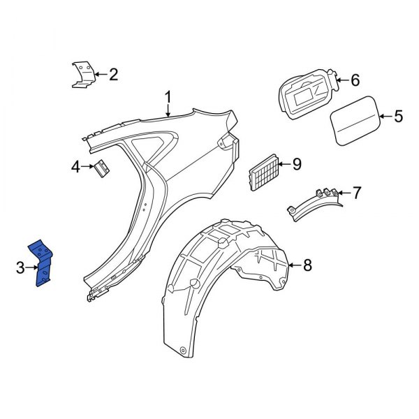 Quarter Panel Reinforcement