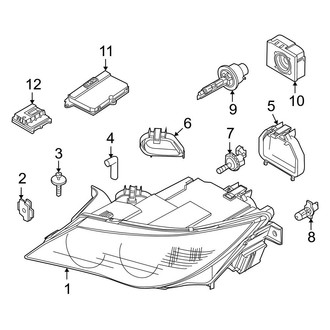 BMW OE - Front Lamps - Headlamp Components