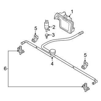BMW OE - Front Lamps - Washer Components