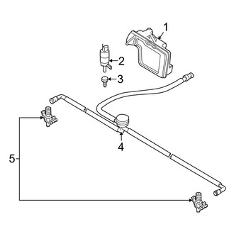 BMW OE - Front Lamps - Washer Components