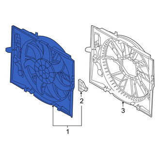 BMW OE - Engine Cooling Fan Assembly