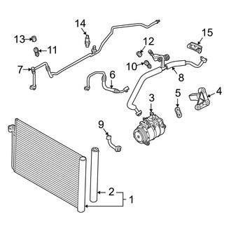 BMW OE - Air Conditioner & Heater - Condenser, Compressor & Lines