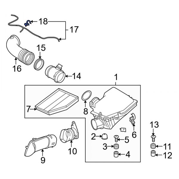 Engine Air Duct Clamp