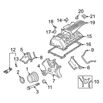 BMW OE - Engine Parts (Crankshaft Pulley & Covers)