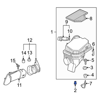 BMW OE - Air Filter Housing Insulator