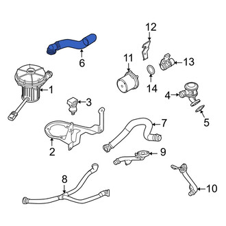 BMW OE - Secondary Air Injection Pump Hose
