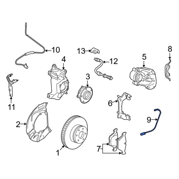 Disc Brake Pad Wear Sensor