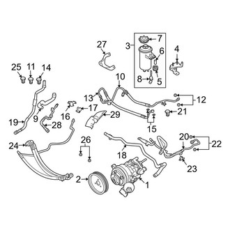 BMW OE - Steering Gear & Linkage - Pump & Hoses (With Dynamic Drive)