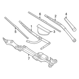 BMW OE - Windshield - Wiper Components