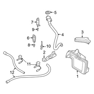 BMW OE - Windshield - Washer Components