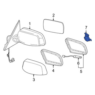 BMW OE - Front Door Mirror Drive Motor