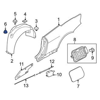 BMW OE - Rear Bumper Cover Nut