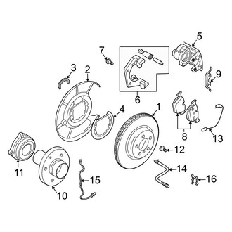 BMW OE - Rear Suspension - Brake Components