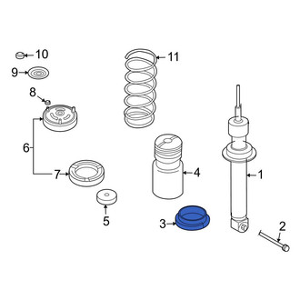 BMW OE - Rear Lower Coil Spring Insulator