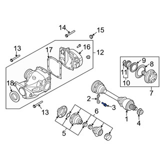 BMW OE - CV Axle Retainer Plate Bolt