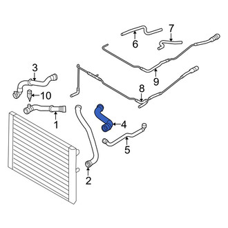 BMW OE - Lower Radiator Coolant Hose