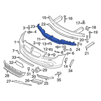 BMW OE - Front Bumper Impact Absorber
