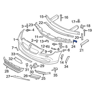 BMW OE - Bumper Impact Absorber Cap
