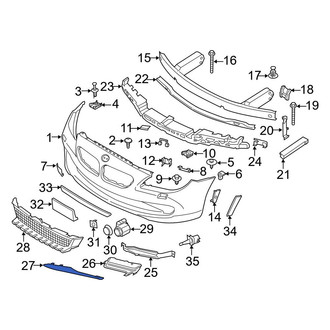 BMW OE - Front Left Bumper Trim