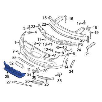BMW OE - Front Lower Center Grille