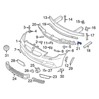 BMW OE - Bumper Impact Absorber Cap