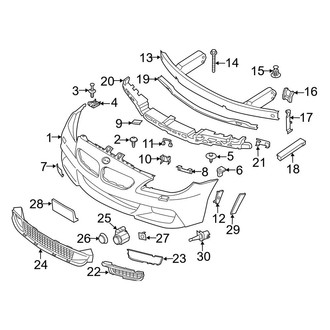 BMW OE - Front Bumper - Bumper & Components (With M Package)