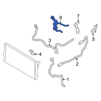 BMW OE - Upper Radiator Coolant Hose