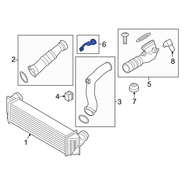 Intercooler Pipe Bracket