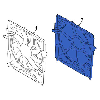 BMW OE - Engine Cooling Fan Shroud
