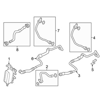 BMW OE - Cooling - Trans Oil Cooler (W/O Sport Trans)