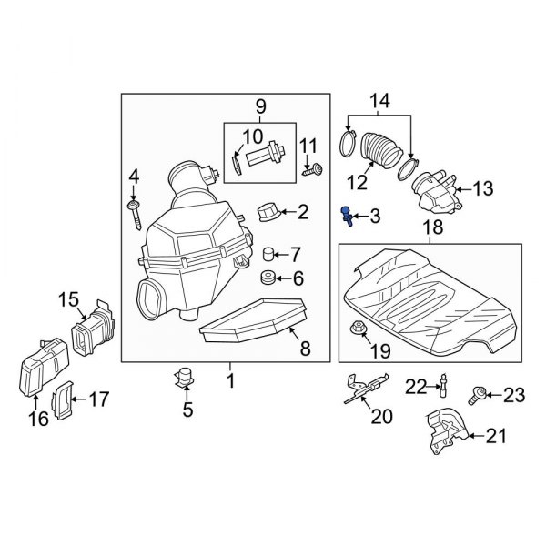 Air Filter Housing Stud