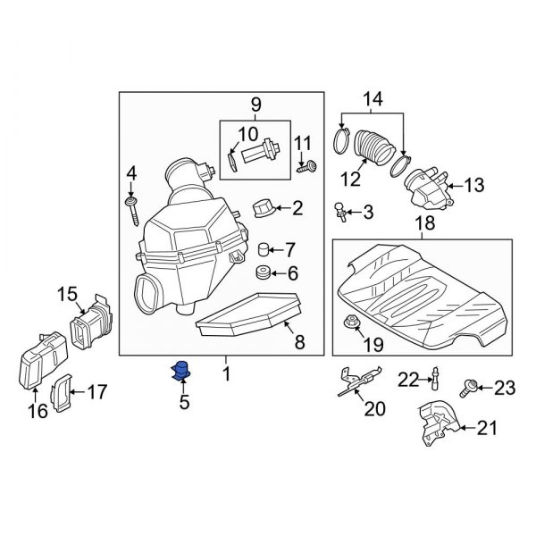 Air Filter Housing Grommet