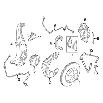 BMW OE - Front Suspension - Brake Components (Base)