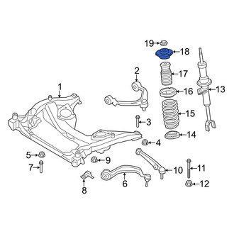 BMW OE - Front Suspension Strut Mount