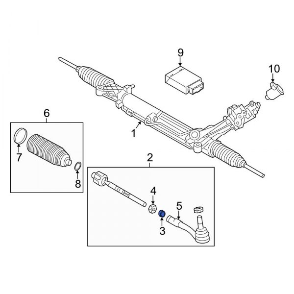 Steering Tie Rod Washer