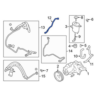 BMW OE - Power Steering Reservoir Hose