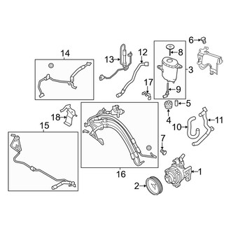 BMW OE - Steering Gear & Linkage - Pump & Hoses (Hydraulic, With Dynamic Drive)