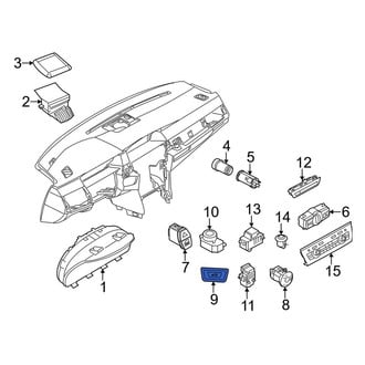 BMW OE - Front Left Trunk Lid Release Switch