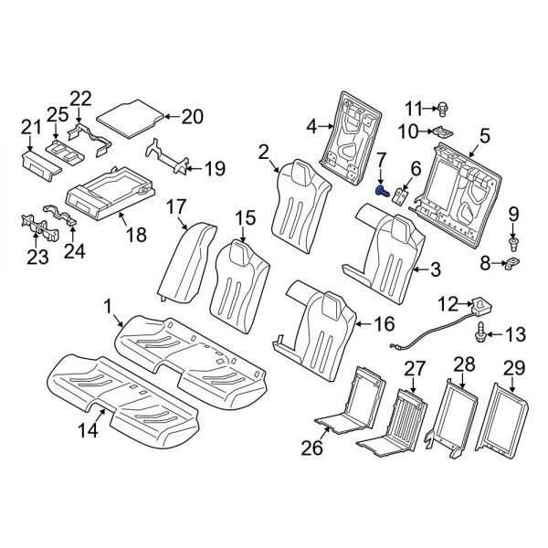 Seat Hinge Screw