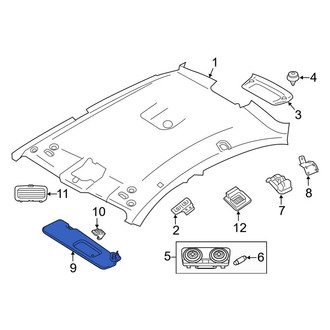 BMW OE - Right Sun Visor
