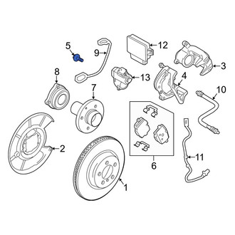 BMW OE - Disc Brake Caliper Anchor Plate Bolt