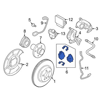 BMW OE - Rear Disc Brake Pad Set