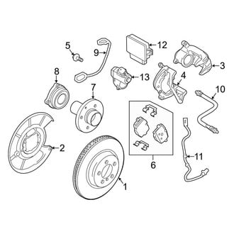 BMW OE - Rear Suspension - Brake Components