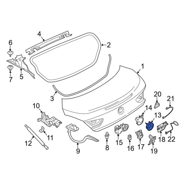 Trunk Lid Release Switch