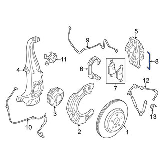 BMW OE - Front Disc Brake Anti-Rattle Clip