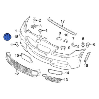 BMW OE - Front Bumper Cover Emblem
