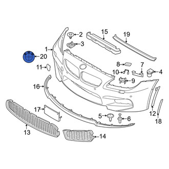 BMW OE - Front Bumper Cover Emblem