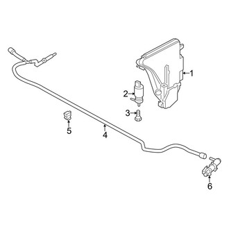 BMW OE - Front Lamps - Washer Components (Base)