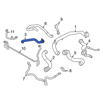 BMW OE - Lower Engine Coolant Pipe